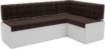 Мебель-АРС Ганновер правый 208x82x133 (велюр молочный шоколад НВ-178 13)