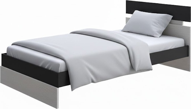 

Кровать PROxSON Milton 80x190 (черный/дуб шамони светлый 124)