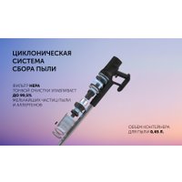 Пылесос Polaris PVCS 4010 FusionPRO (черный)