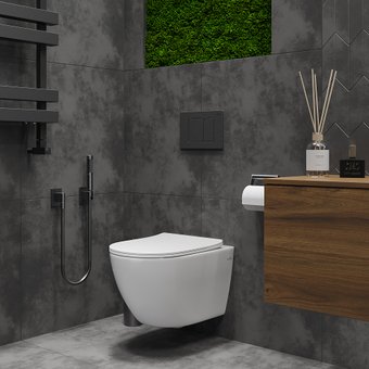 Унитаз подвесной Roxen Antares Tornado 530205-01