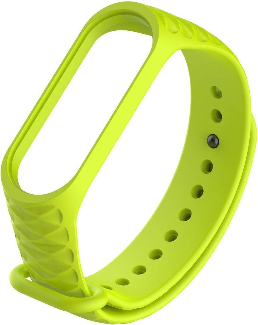 

Ремешок Xiaomi ребристый для Mi Band 3 (салатовый)