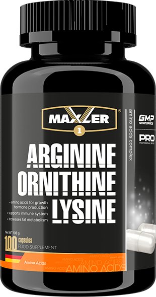 

Комплекс Maxler Arginine Ornithine Lysine (100 капсул)