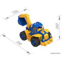 Трактор Нордпласт Богатырь мини с ковшом 298