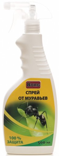 

Спрей от насекомых Borg от муравьев 500 мл