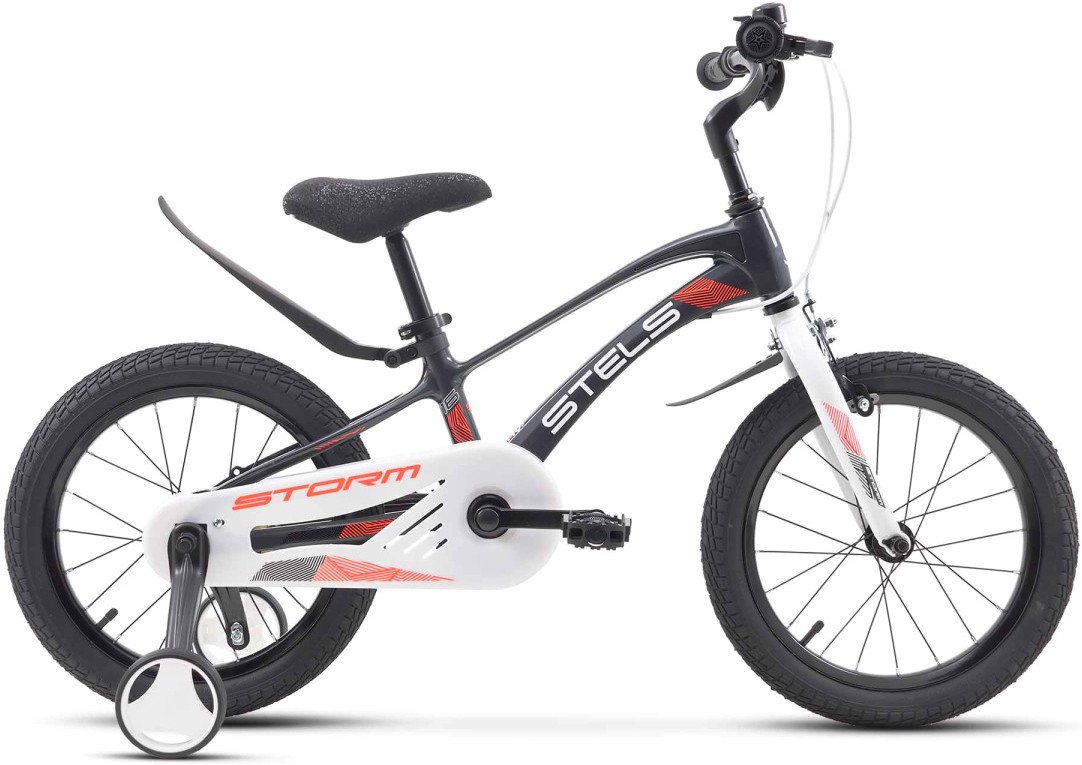 

Детский велосипед Stels Storm KR 16 2024 (серый)