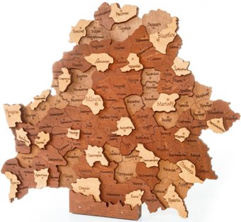 Пазл Eco-Wood-Art Карта Беларуси МИНИ