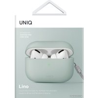 Чехол Uniq Lino для AirPods Pro 2 AIRPODSPRO2-LINOGRN (мятный)