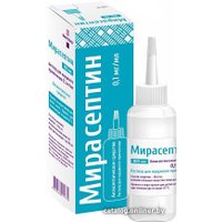 Препарат для лечения заболеваний кожи Фармлэнд Мирасептин раствор, 0,1 мг/мл, 100 мл.