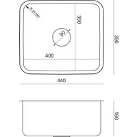 Кухонная мойка Quadron KS1U4035BSDBS