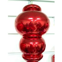 Елочная игрушка GreenTerra Сосулька 35см 202509А (красный)