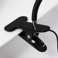 Настольная лампа Risalux На прищепке Офисный 3726741 (черный)