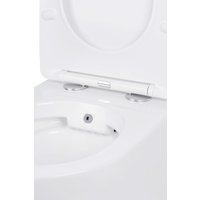 Унитаз подвесной Roxen Antares Bidet в комплекте с инсталляцией StounFix Dual Fresh 6 в 1 966821 (кнопка: серый гранит)