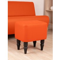 Пуф MONOFIX Буно (экокожа/оранжевый)