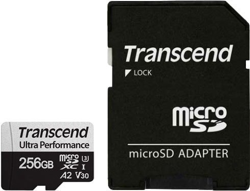 

Карта памяти Transcend microSDXC 340S 256GB (с адаптером)