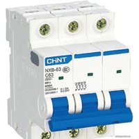 Выключатель автоматический Chint NXB-63 3P 16A 6кА C 814170