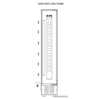 Винный шкаф Temptech Oslo OBIU15SBB