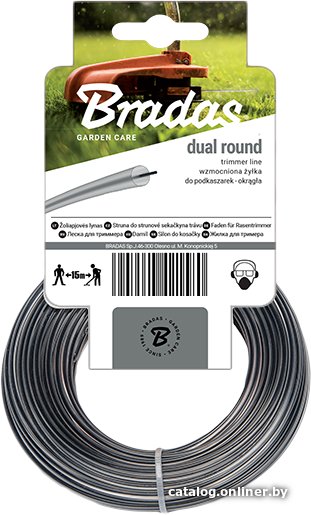 Леска для триммера Bradas Ripper Dual ZRO27100K (круг)