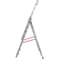 Лестница-стремянка Новая высота NV 523 трёхсекционная индустриальная 3x8 ступеней