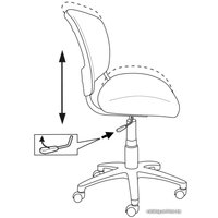 Компьютерное кресло Бюрократ CH-W296NX/15-48 (серый)