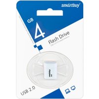 USB Flash SmartBuy Lara 4GB (белый)