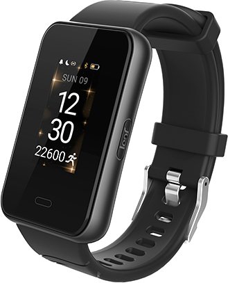 Фитнес-браслет Leef Crux (черный)