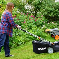 Газонокосилка Worx WG737E (с 2-мя АКБ)