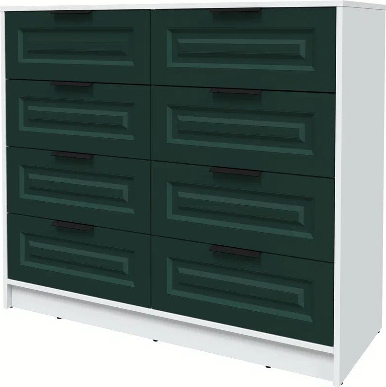 

Комод Интерлиния Концепт КТ-К117 Деко (белый платинум/изумруд)