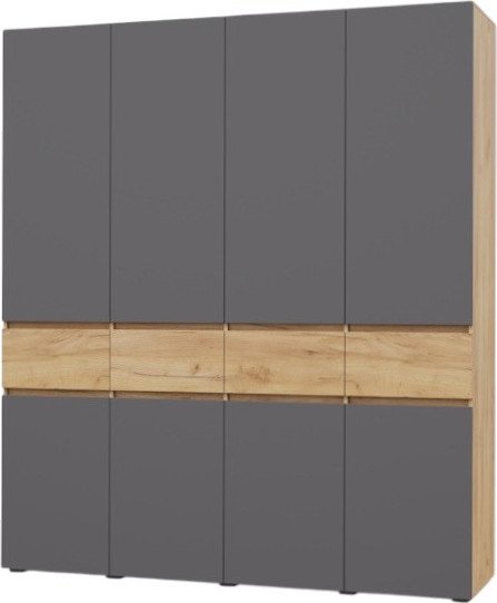 

Шкаф распашной Modern Ш41 (золотой дуб/графит)