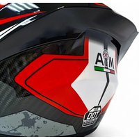 Мотошлем AIM RH360 360-002-M (M, Carbon Battle Red)