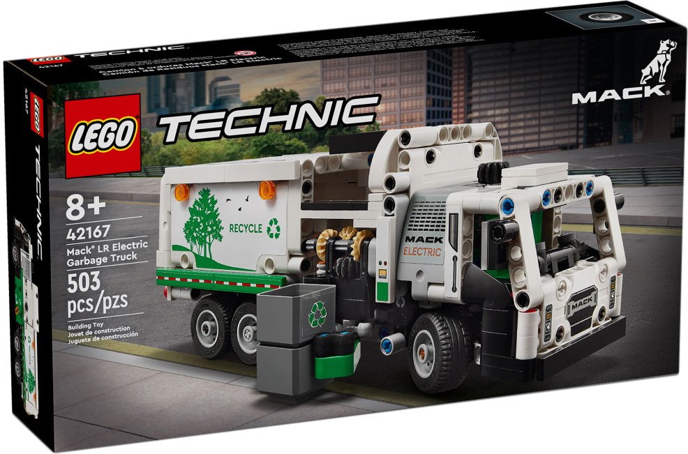 

Конструктор LEGO Technic 42167 Электрический мусоровоз Mack LR