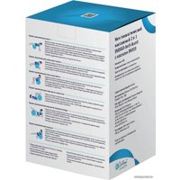 Гимнастический мяч Indigo Anti-Burst IN003 75 см (серый металлик)