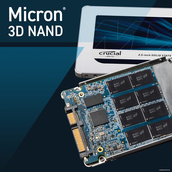 Crucial MX500 4TB CT4000MX500SSD1 SSD купить в Минске