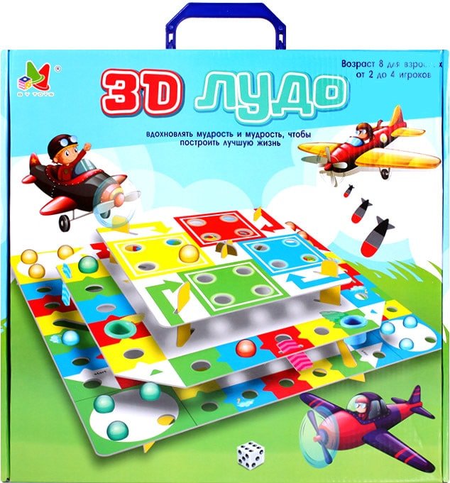 

Настольная игра Darvish 3D Лудо DV-T-2479