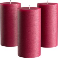 Набор свечей Мелт 150 мм (3 шт, бургундия)