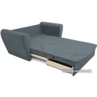 Диван Мебель-АРС Квартет (велюр серо-синий HB-178 26)