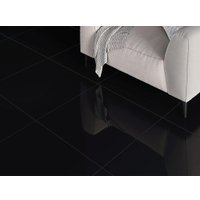 Керамогранит (плитка грес) Keravit Plain Black 600x600