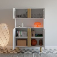 Шкаф-гармошка Диприз Ola 2 дв. + 2 дв. Д.70039.1 (белый)