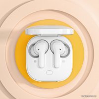 Наушники QCY T13 (белый) + брендированный брелок QCY