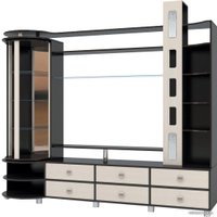 Стенка Bravo Мебель Палермо бар слева (дуб венге/дуб молочный)