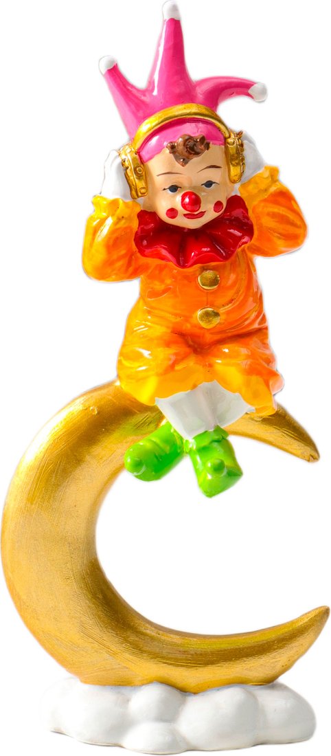 

Статуэтка Sima-Land Клоун в наушниках на золотом месяце 10927858