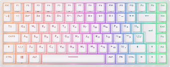 Royal Kludge RK84 ISO RGB (белый, RK Red)