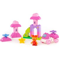 Конструктор Полесье Макси. Три кота. Карамелька на машинке 31277 (28эл)