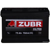 Автомобильный аккумулятор Zubr Ultra (75 А·ч)