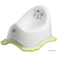Детский горшок Maltex Семья 5825 (белый/зеленый)