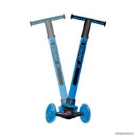 Трехколесный самокат Yvolution Glider XL (черно-синий)
