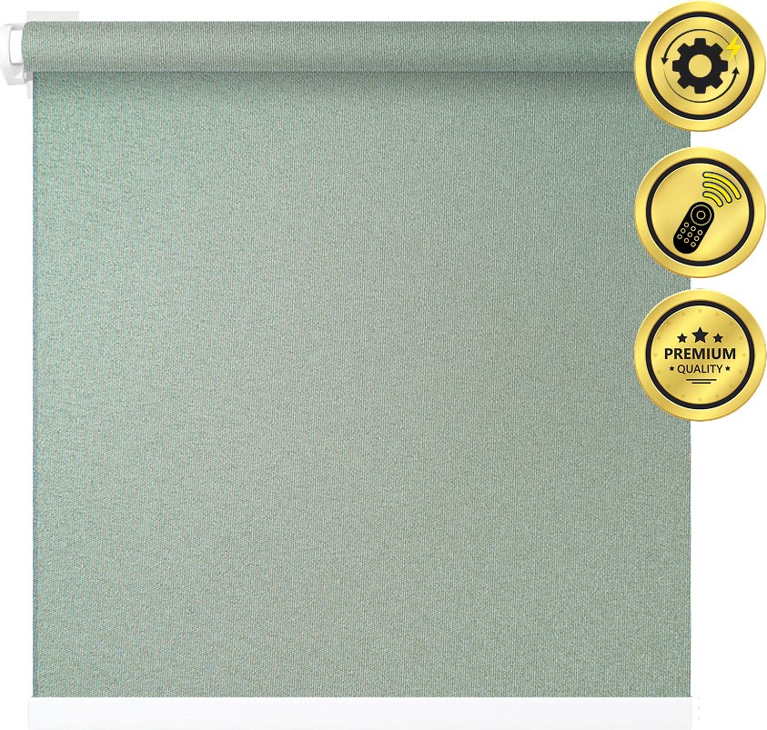 

Рулонная электроштора НеоФьюжен Мегаполис 170х250 левая (зеленый, белая фурнитура)