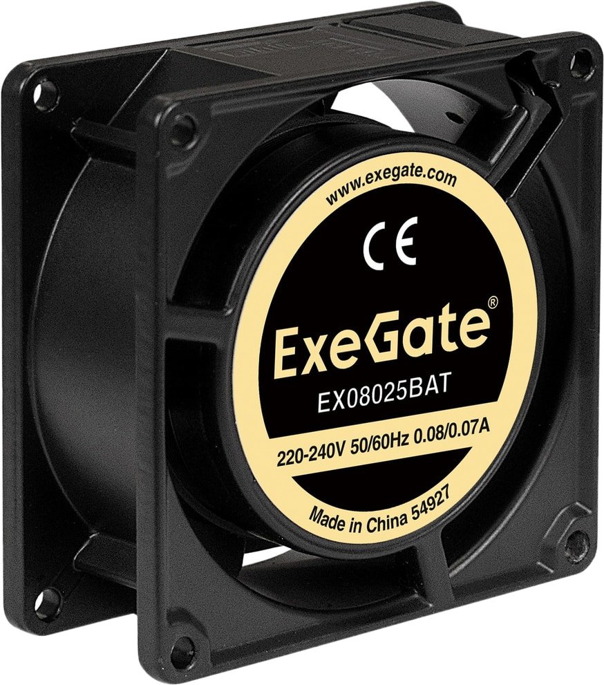 

Вентилятор для корпуса ExeGate EX08025BAT EX288998RUS