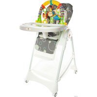 Высокий стульчик ForKiddy Podium Toys 0+ 2021 (серый/круги)
