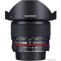 Объектив Samyang 8mm F3.5 UMC Fish-Eye CS II для Sony E