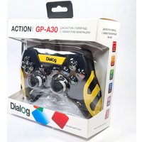 Геймпад Dialog GP-A30 (черный/желтый)